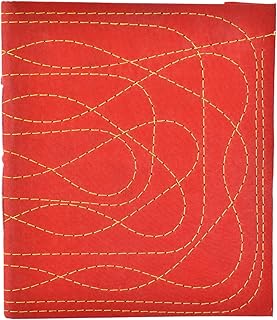 VISMAY'S Red Diary with White Pages 90 GSM Paper Handmade Traditional Bahi Khata Book Manifestation Diary for Dream Wish G... Price In India