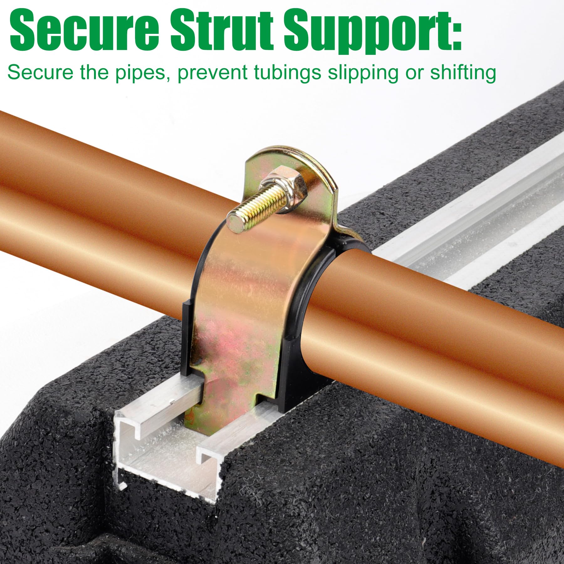 LBG Products Lot De 6 Colliers De Serrage à Coussin En Caoutchouc