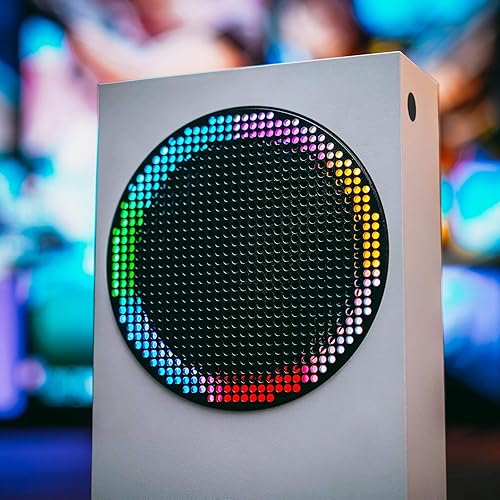 Miniatura 4 de eXtremeRate Tira de luz LED RGB para consola Xbox Series S Ventilador, 39 efectos multicolor que cambian de color, kit de tira de luz flexible para