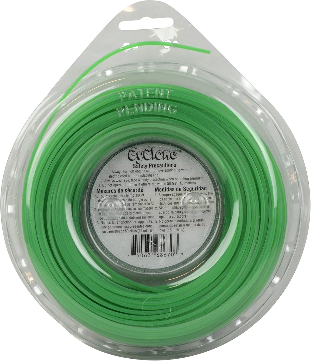 Desert Extrusion Cyclone CY080D1/2 .080x 200' Commercial Trimmer Line Green (4-Pack)