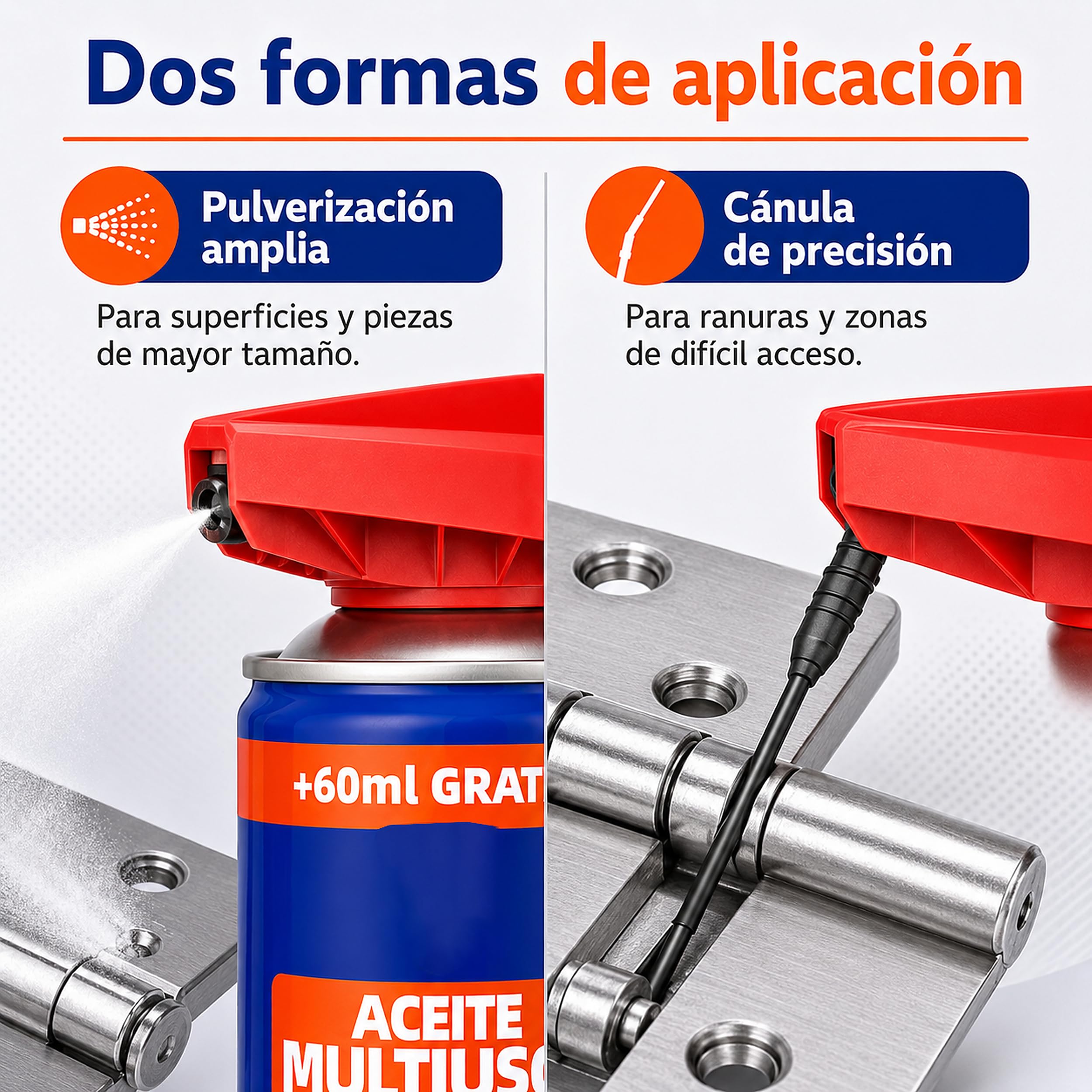 Aceite multiusos en spray 400 ml con doble acción, pack de 12