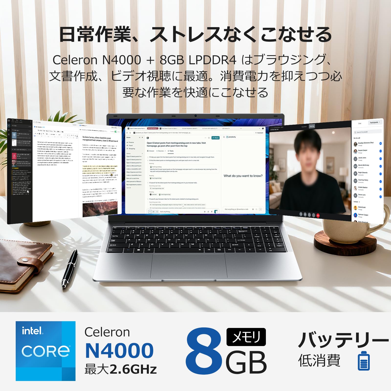 Amazon.co.jp: HYPERSTRIX ノートパソコン Office搭載 15.6型 Win11