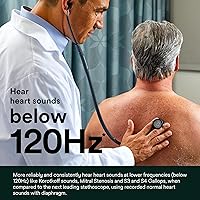 Vista 5 de Estetoscopio 3 M Littmann Cardiology IV, standard-finish chestpiece, 27", 1