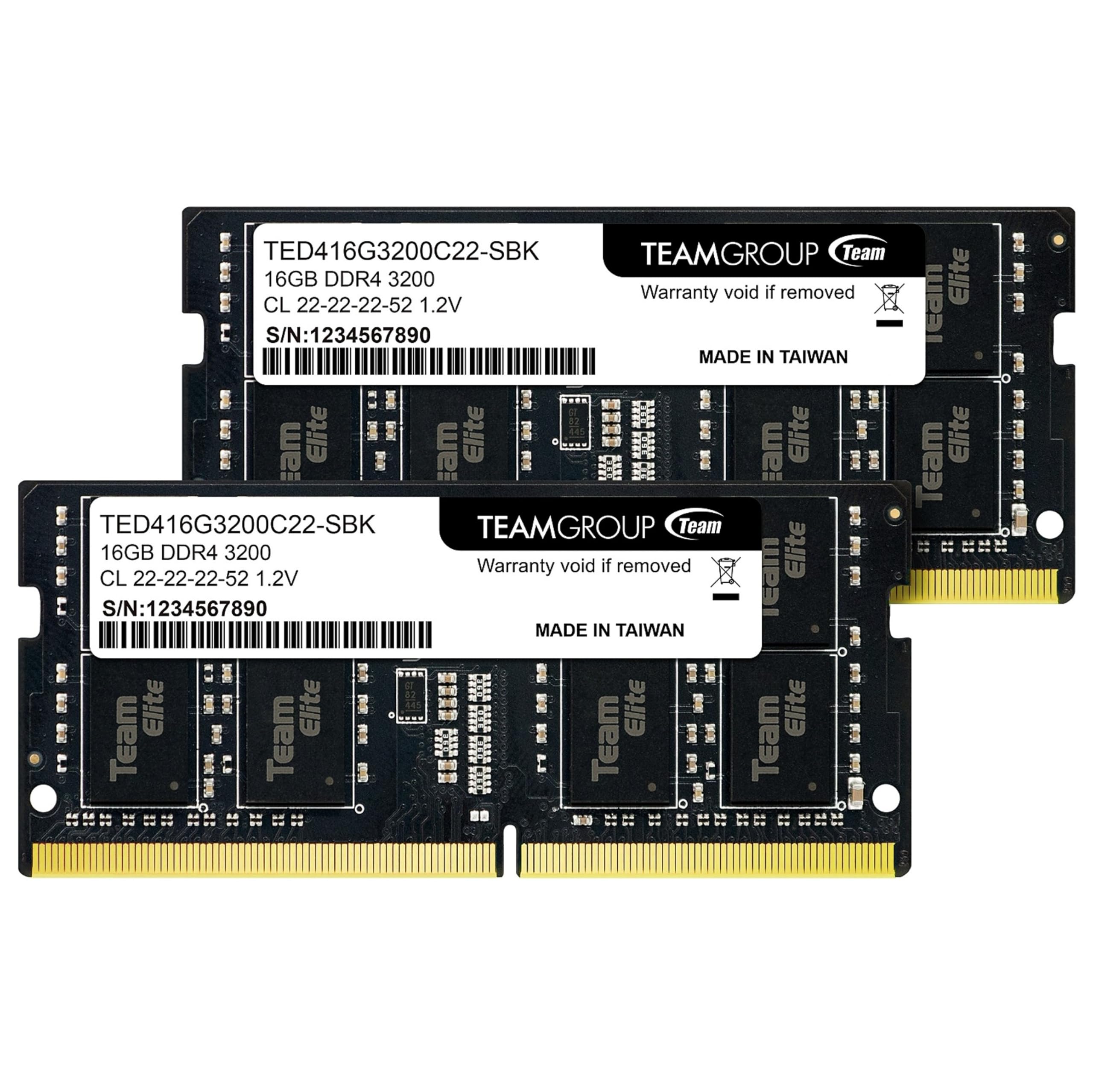 TEAMGROUP ノートPC用メモリ DDR4 3200MHz 32GB SODIMM