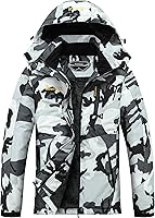 Vista 18 de MOERDENG Women's Waterproof Ski Jacket Warm Winter Snow Coat Mountain Windbreaker Hooded Raincoat Jacket