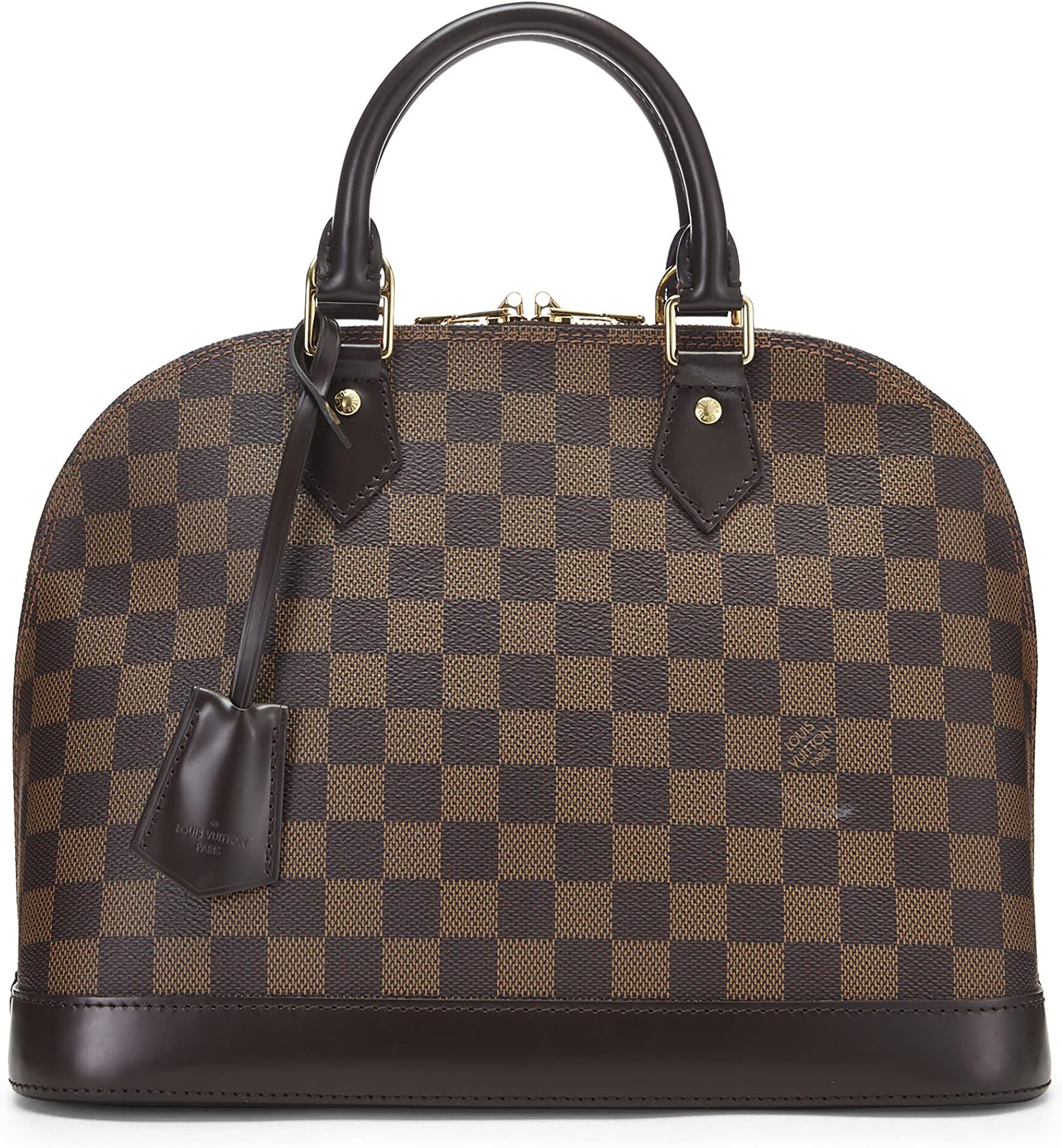 Louis VuittonPre-Loved Damier Ebene Alma PM, Brown