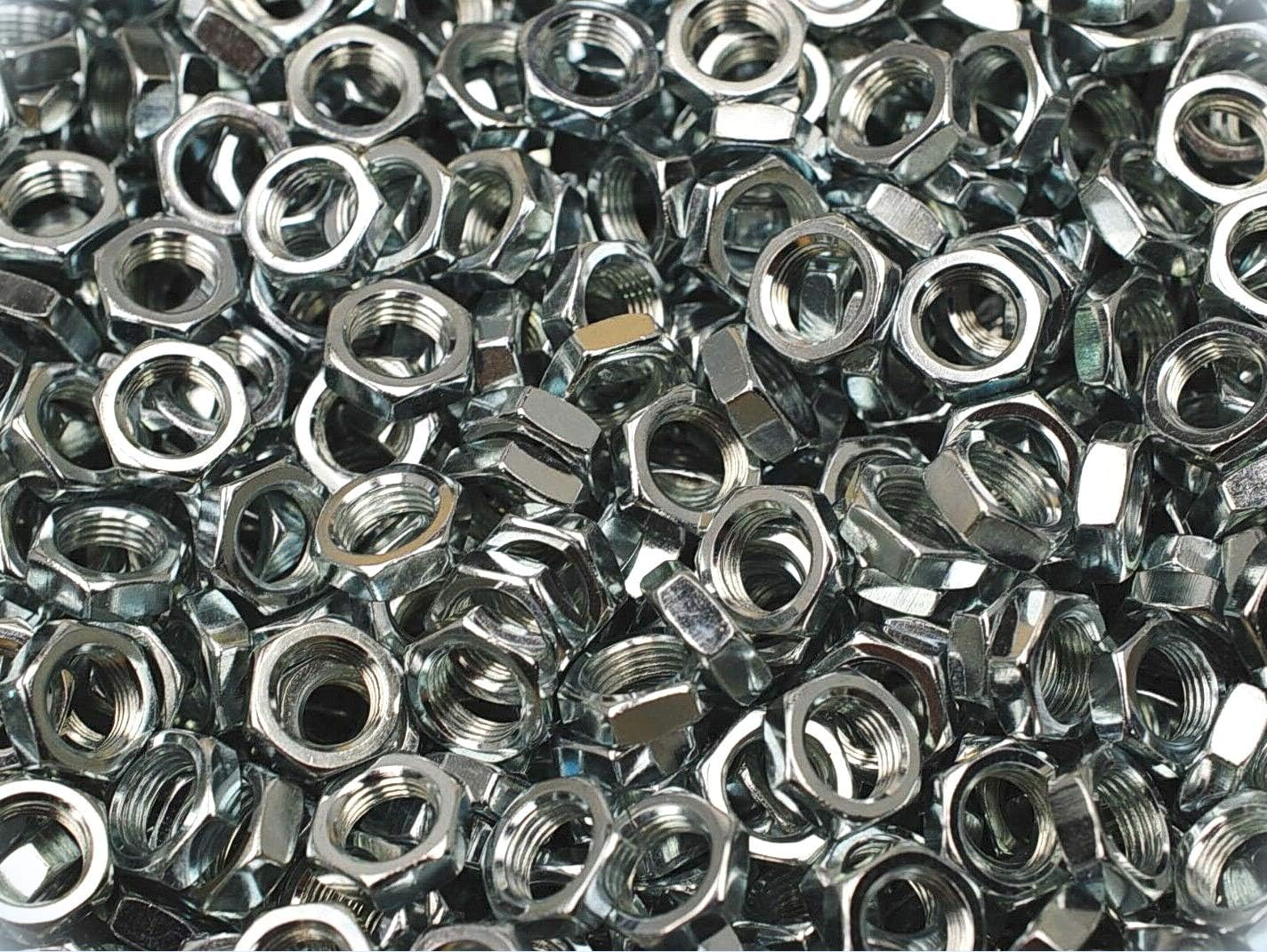 250 PCs Hex Panel Nuts 1/827 Pipe Thread Zinc Plated 1