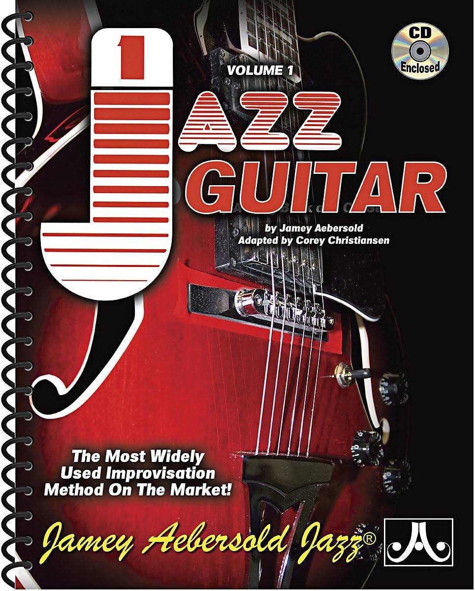 Jamey Aebersold Jazz, -- Jazz Guitar, Vol 1: The Most Widely Used Improvisation Method on the Market!, Spiral-bound Book & 2 CDs (PlayAlong, Vol 1)