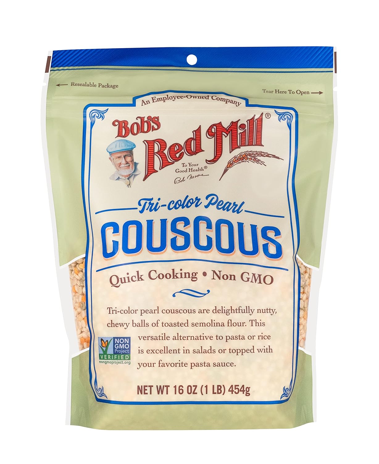 Bob's Red Mill Tri-Color Pearl Couscous, 4 Pound (Pack of 1)