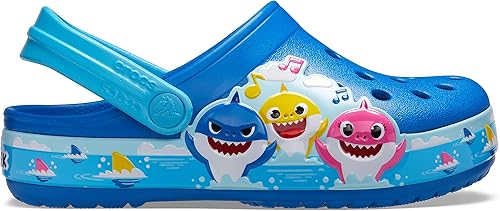 Vista 5 de Crocs Unisex-Child Fun Lab Baby Shark Band Clog
