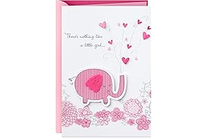 Hallmark Baby Shower Card for Girl: Welcome Baby Girl