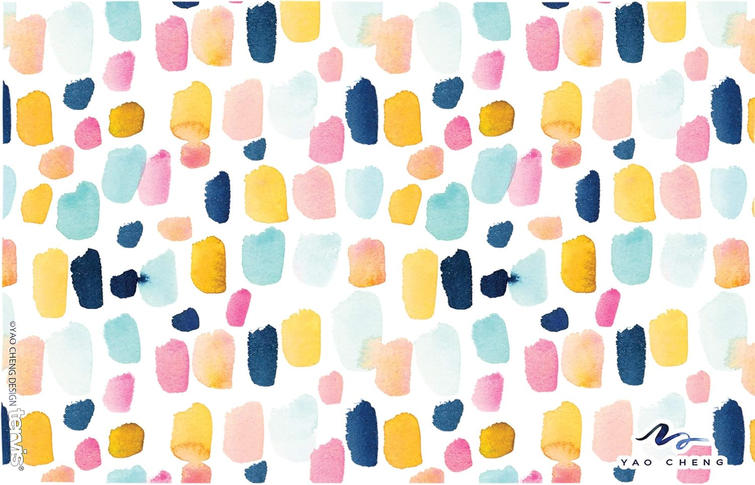 Tervis Yao Cheng - Merriment Geo Made in USA Double Walled Insulated Tumbler Cup Keeps Drinks Cold & Hot, 16oz, Clear - Image 2