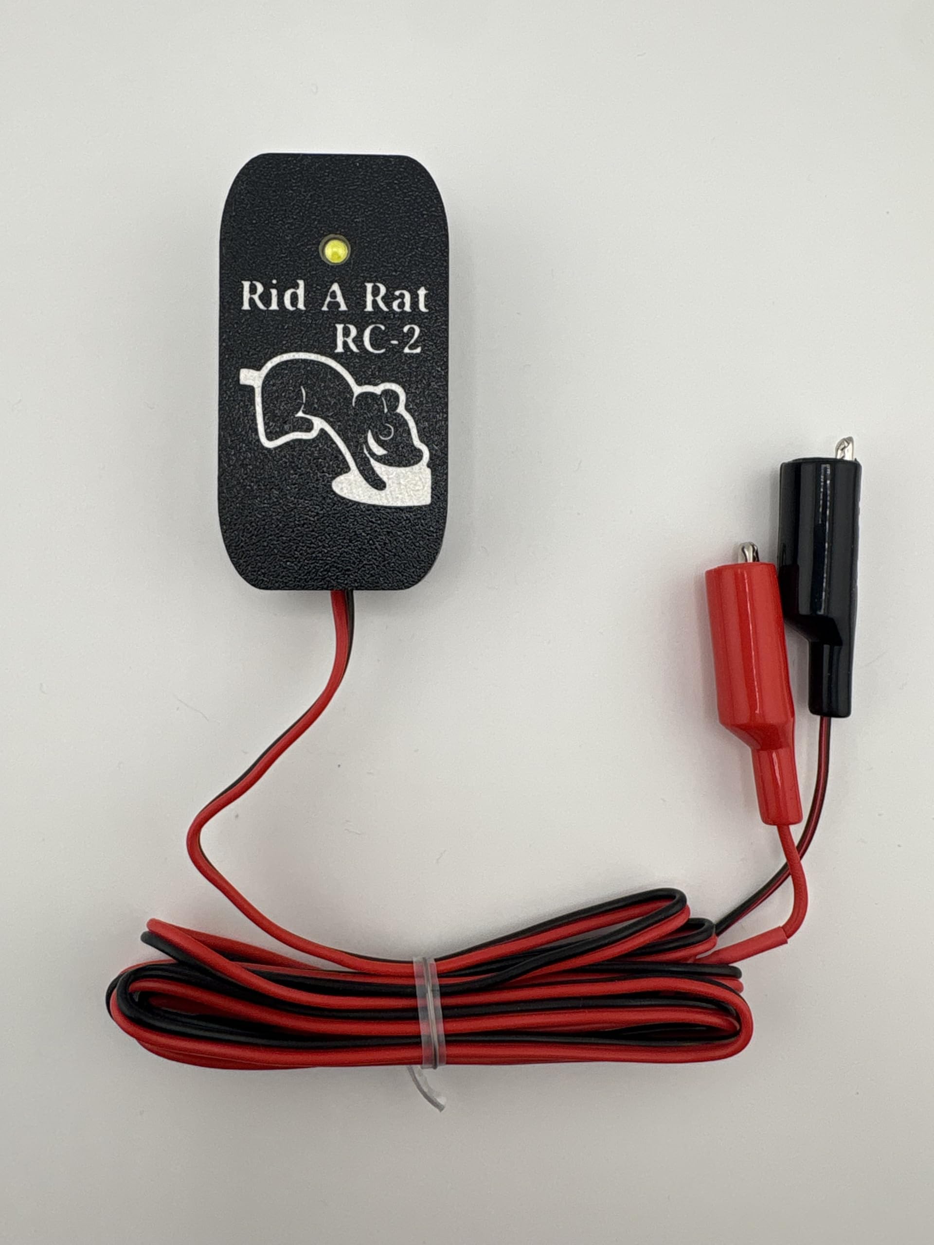 Model RC-2 Designed for Use in Vehicle Engines, RVs, Boats to Defend Against Rats, Mice, and Any Other Rodent Invaders. Using Strobing LED's and Magnetic Mounting.