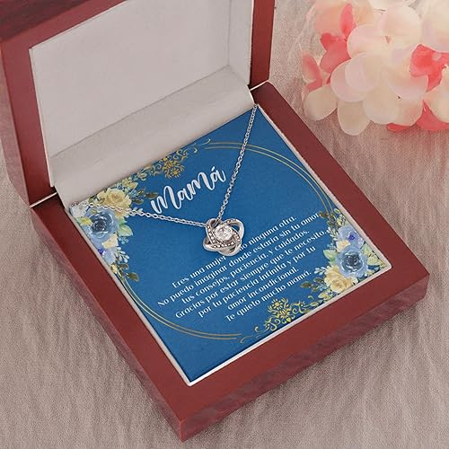 Miniatura 5 de Joyería con tarjeta de mensaje, collar hecho a mano, collar de regalo para madre, mamá, día de la madre, cumpleaños, día de la mujer, regalo en