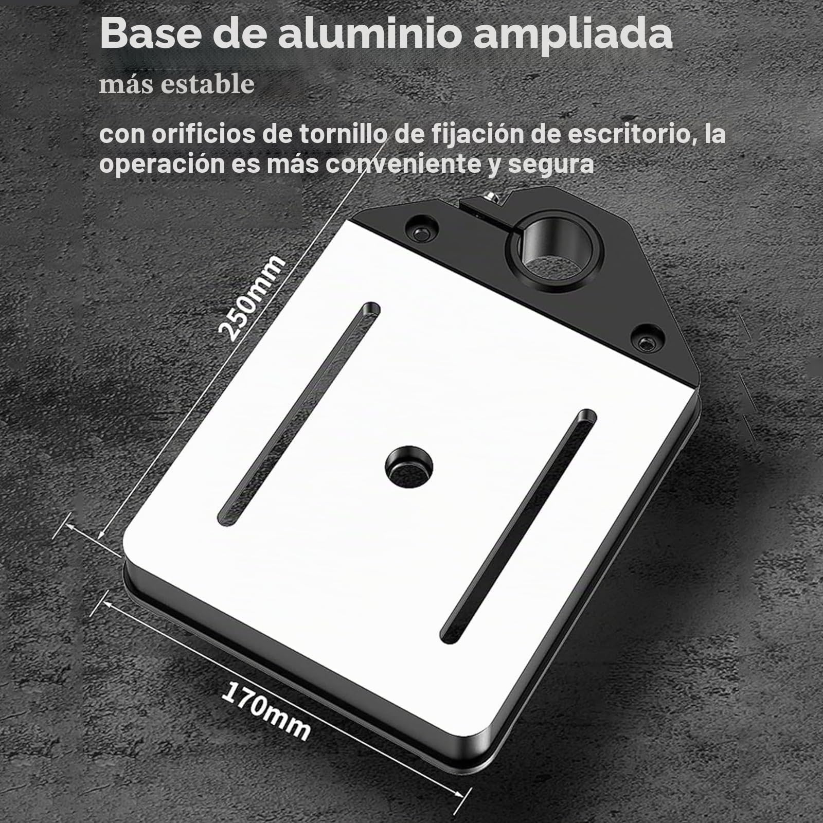 Soporte Para Taladro De Mano, Banco De Trabajo Para Taladro De Sobremesa, Soporte De Punzón Ajustable, Herramienta De Reparación Con Base De Aleación De Aluminio, Perforación, Rectificado Y Corte