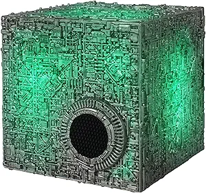 Star Trek Borg Cube Bluetooth Speaker with Green Illumination