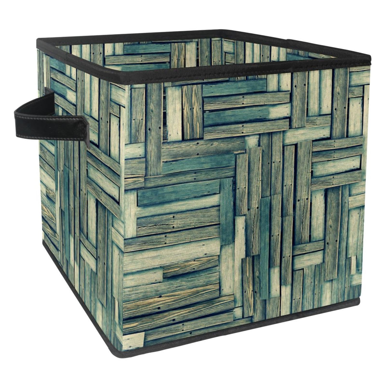 Boîte de rangement en tissu avec poignées pour ranger les livres