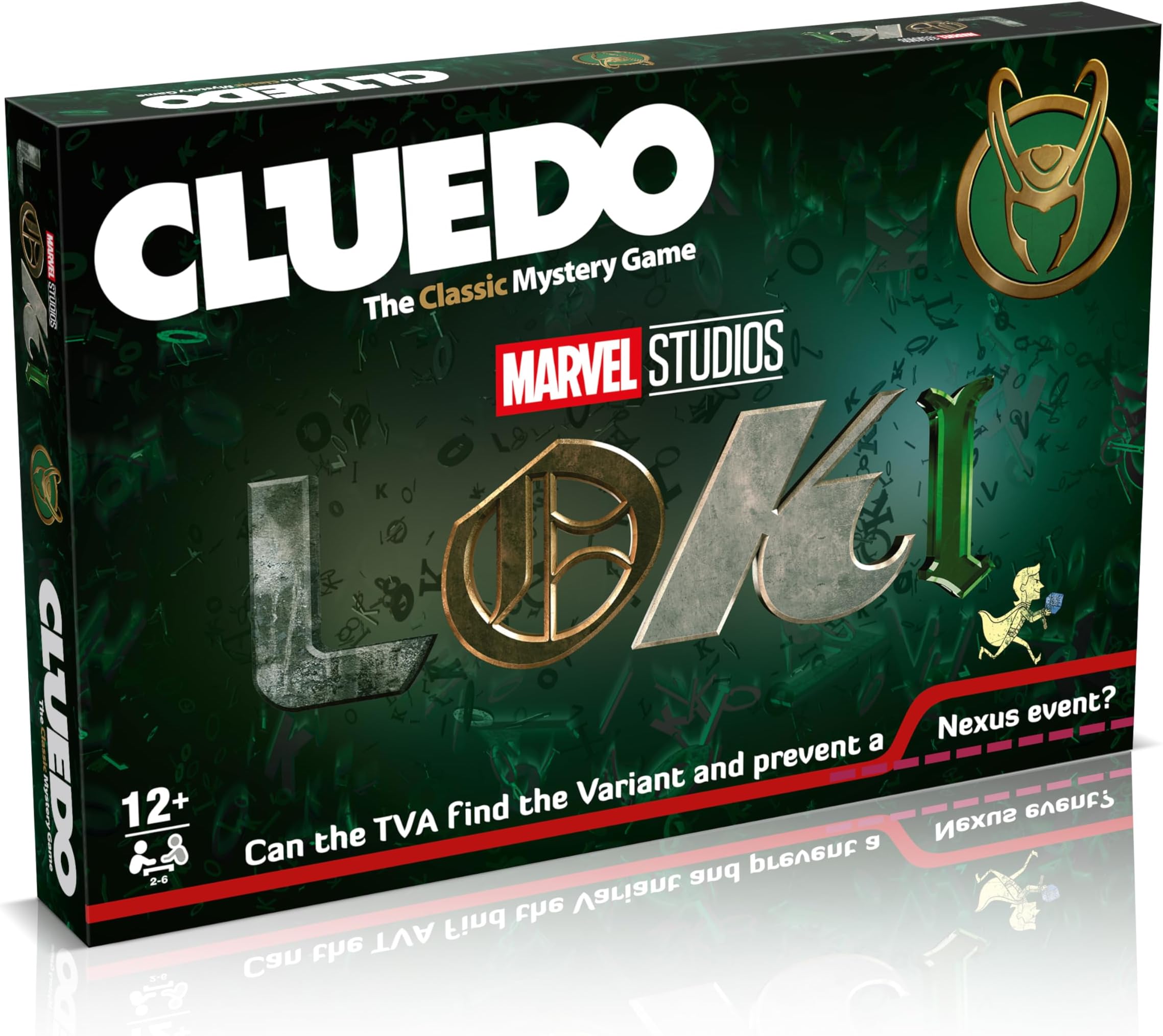 Winning Moves Loki Cluedo Board Game, Join The Time Variance Authority and Protect The Timeline, Great Gift for Marvel Comics and Superhero Fans Aged 12 Plus