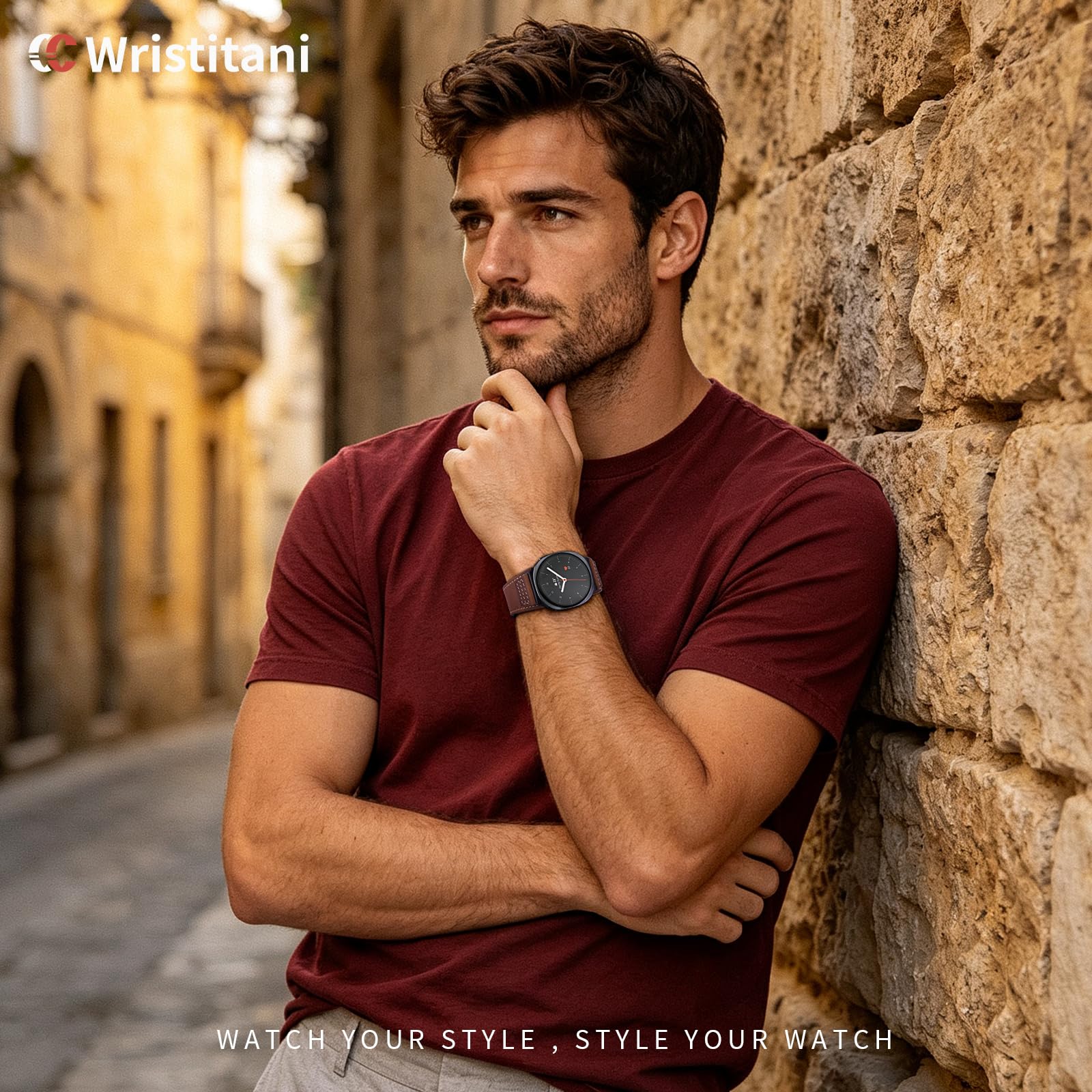 Wristitani Leather Strap for Samsung Galaxy Watch Ultra/9/8/7/6/5/4 — Amazon image 7