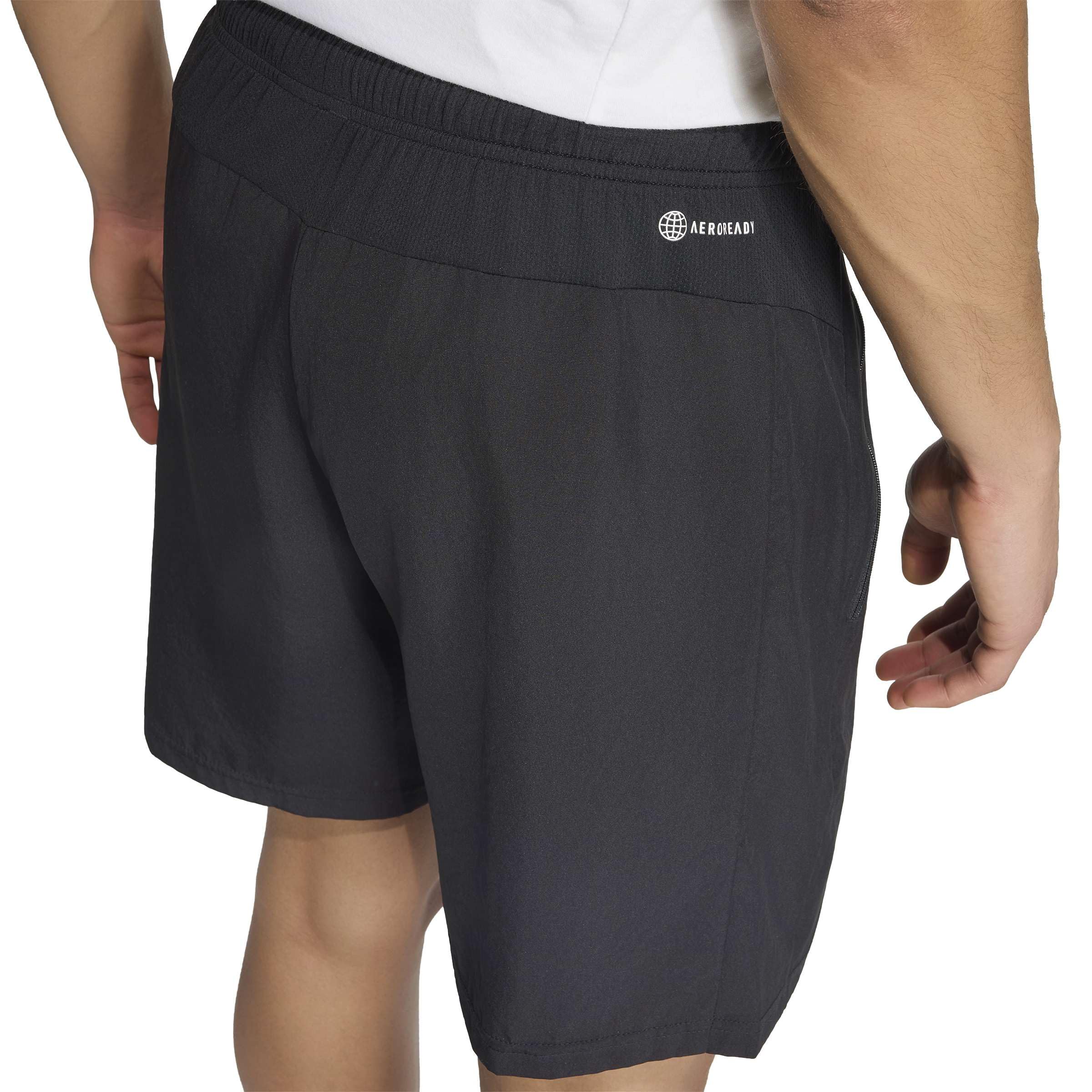 adidas Men's Pantalón Corto Train Essentials Woven Training, Black/White, 3XL 9"