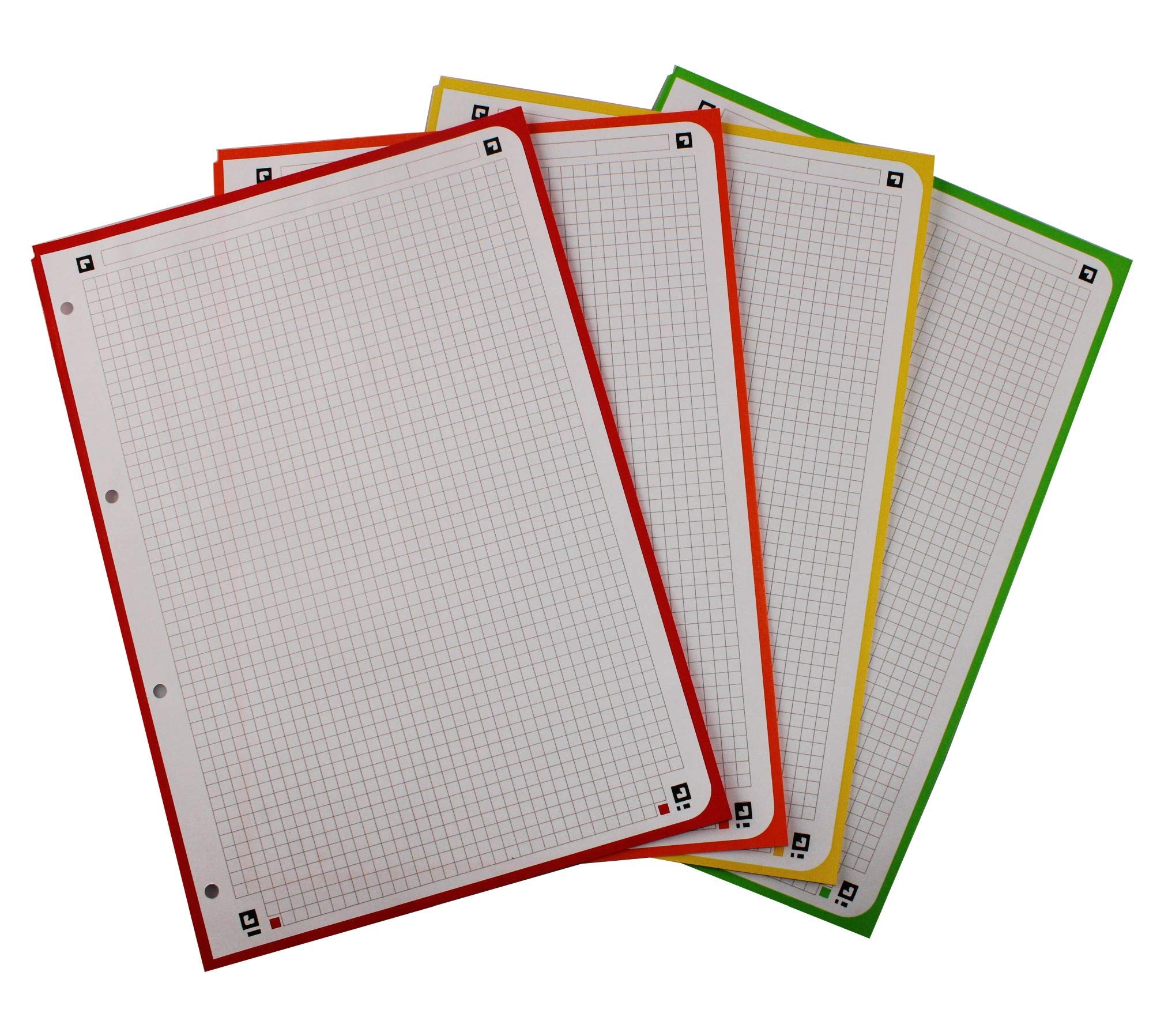 Oxford Europeanbook, 5er Pack, DIN A4, kariert, beere