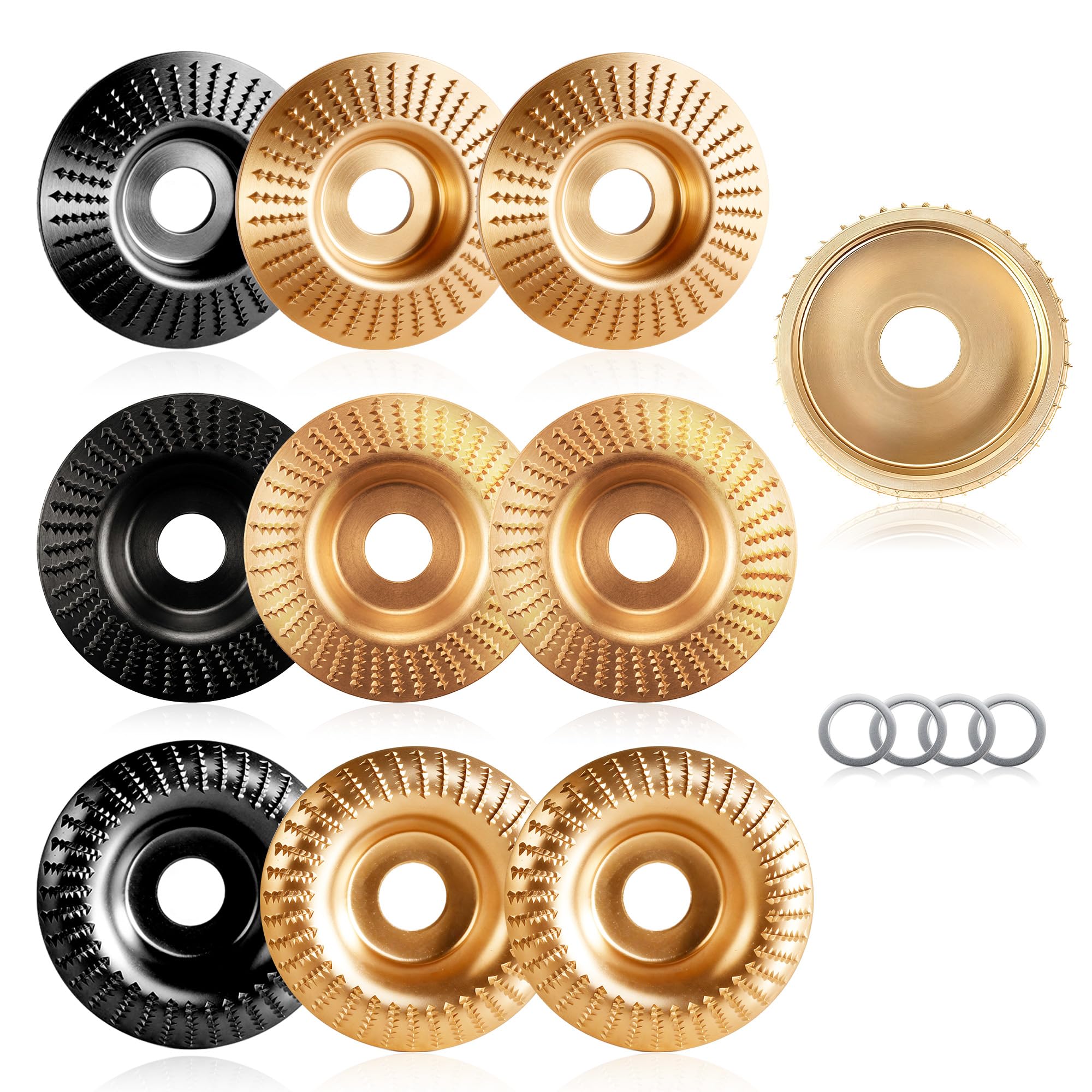Wood Carving Discs Kit - 14 Pcs for Angle Grinder -1