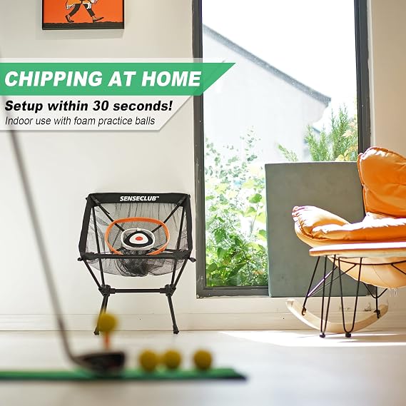 SENSECLUB Golf Floating Green & Foldable Chipping Net