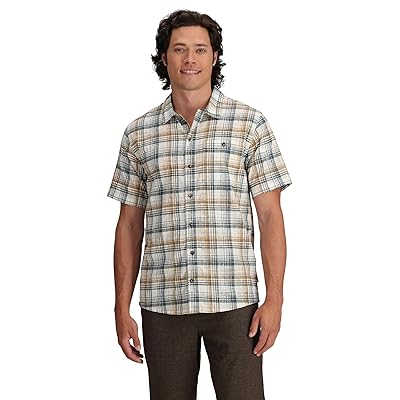 Royal Robbins Redwood Plaid Short Sleeve Men