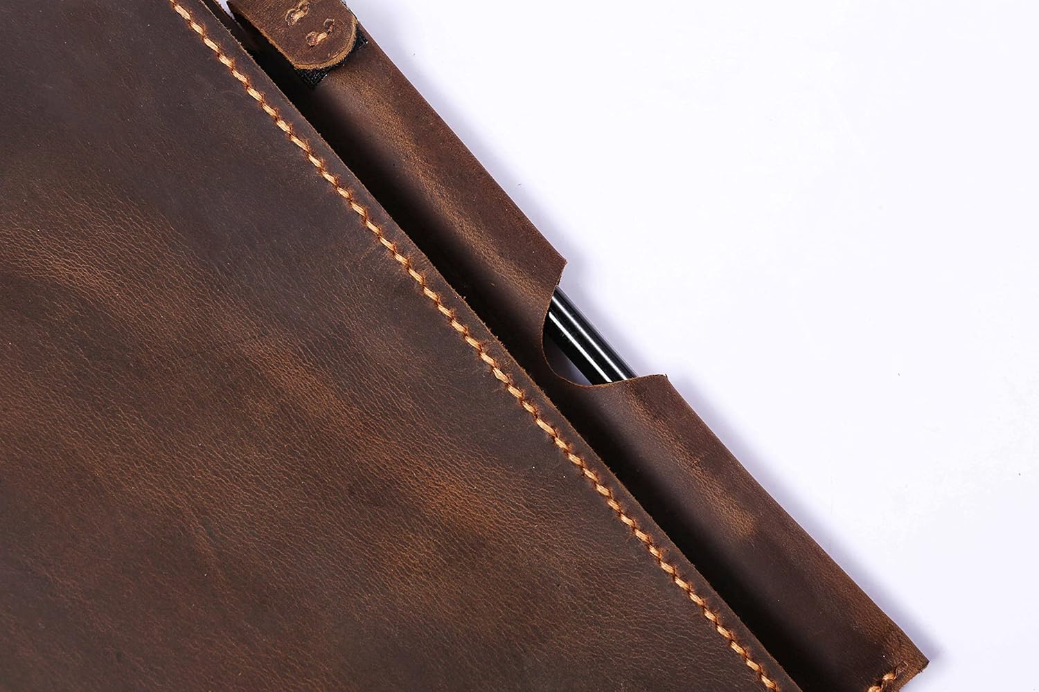 Leather case with Pen Holder for Remarkable 2,Distressed Folio Organizer for Remarkable 2 Tablet