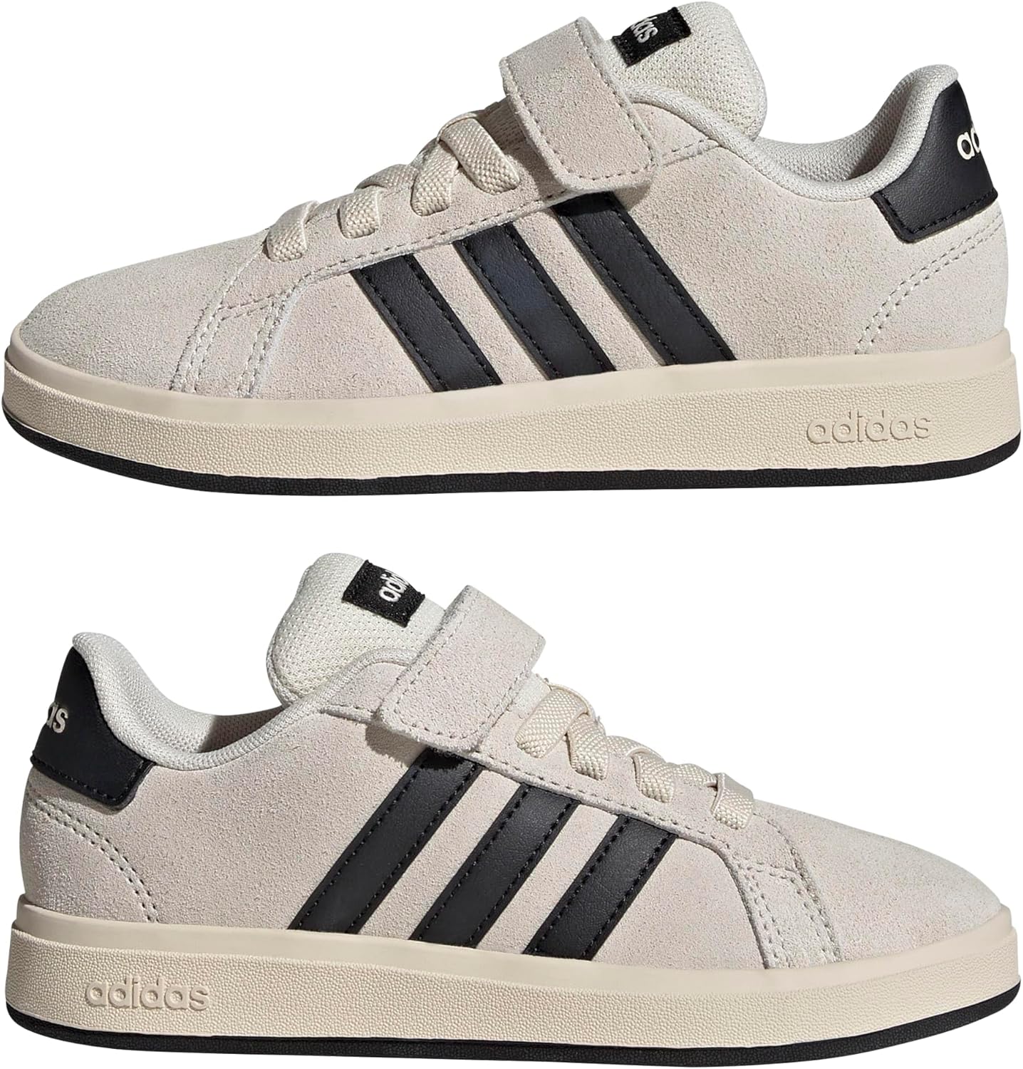 Adidas Unisex-Child Grand Court 00s Elastic Lace & Strap - Image 8