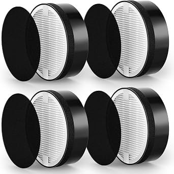 LV-H-132 Replacement Filter for LEVOIT LV-H-132 Air Puri-fier, 4 Pack