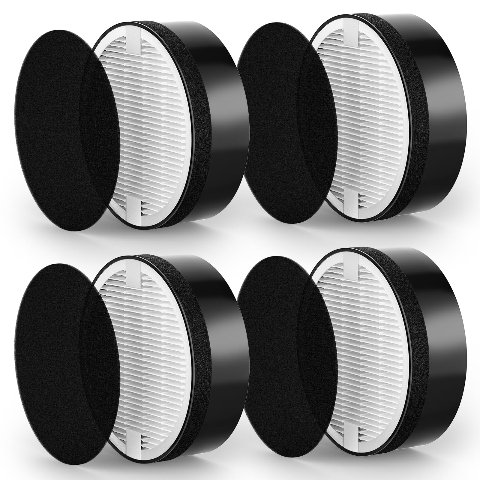 AIRTOK Luchtreiniger AP1001 vervangingsfilter, 5-traps filtersysteem, H13 True HEPA en actief koolfilter (alleen voor Luchtreiniger AP1001