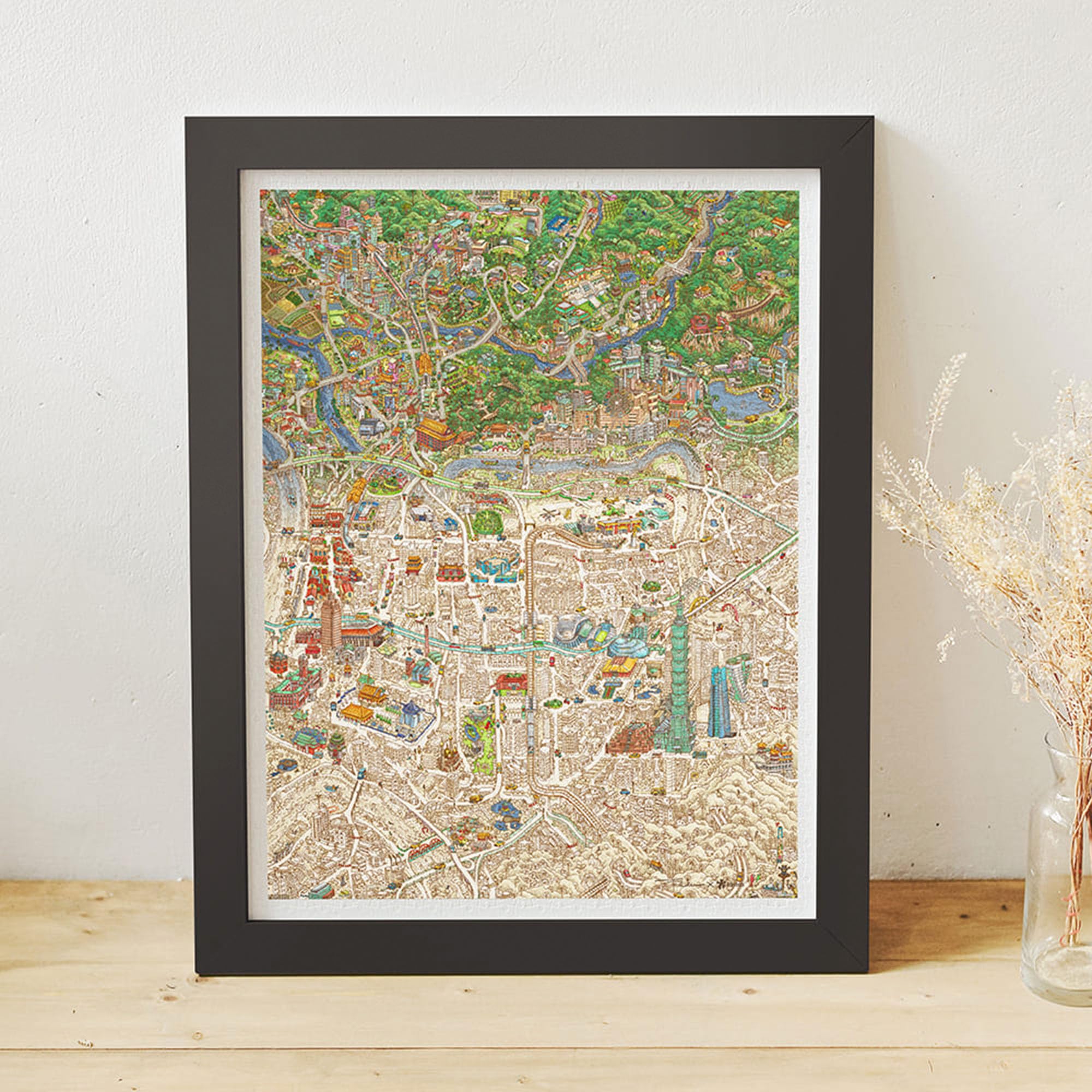 1600 Piece Plastic Jigsaw Puzzle For Adults: Myth Maze - Tom Parker (premium Quality, Water Resistant, Durable, Recyclable