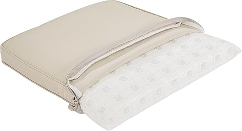 Miniatura 365 de Classic Accessories Ravenna - Cojín cuadrado para patio de 25 x 25 x 5 pulgadas, resistente al agua, con funda, para sillón de descanso, hongo