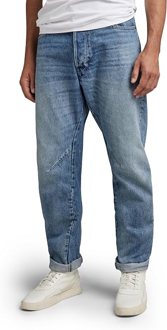 G-STAR Raw Mens Arc 3D Slim Fit Jean in Scatter 13Oz Denim
