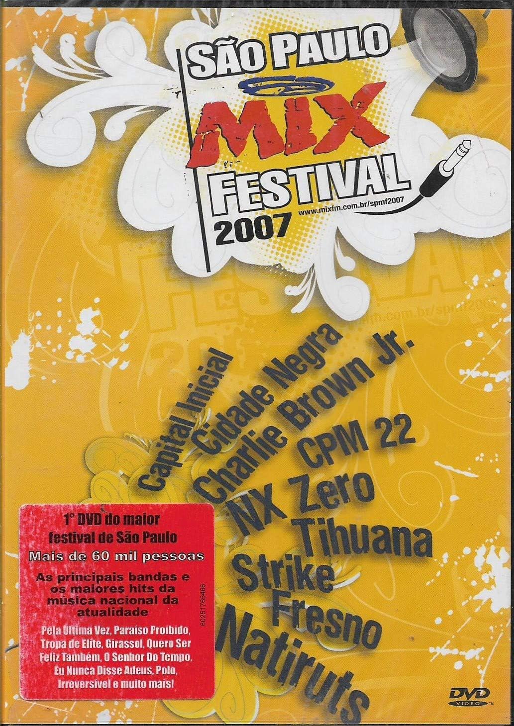 Dvd São Paulo Mix Festival 2007: Amazon.com.br: CD e Vinil