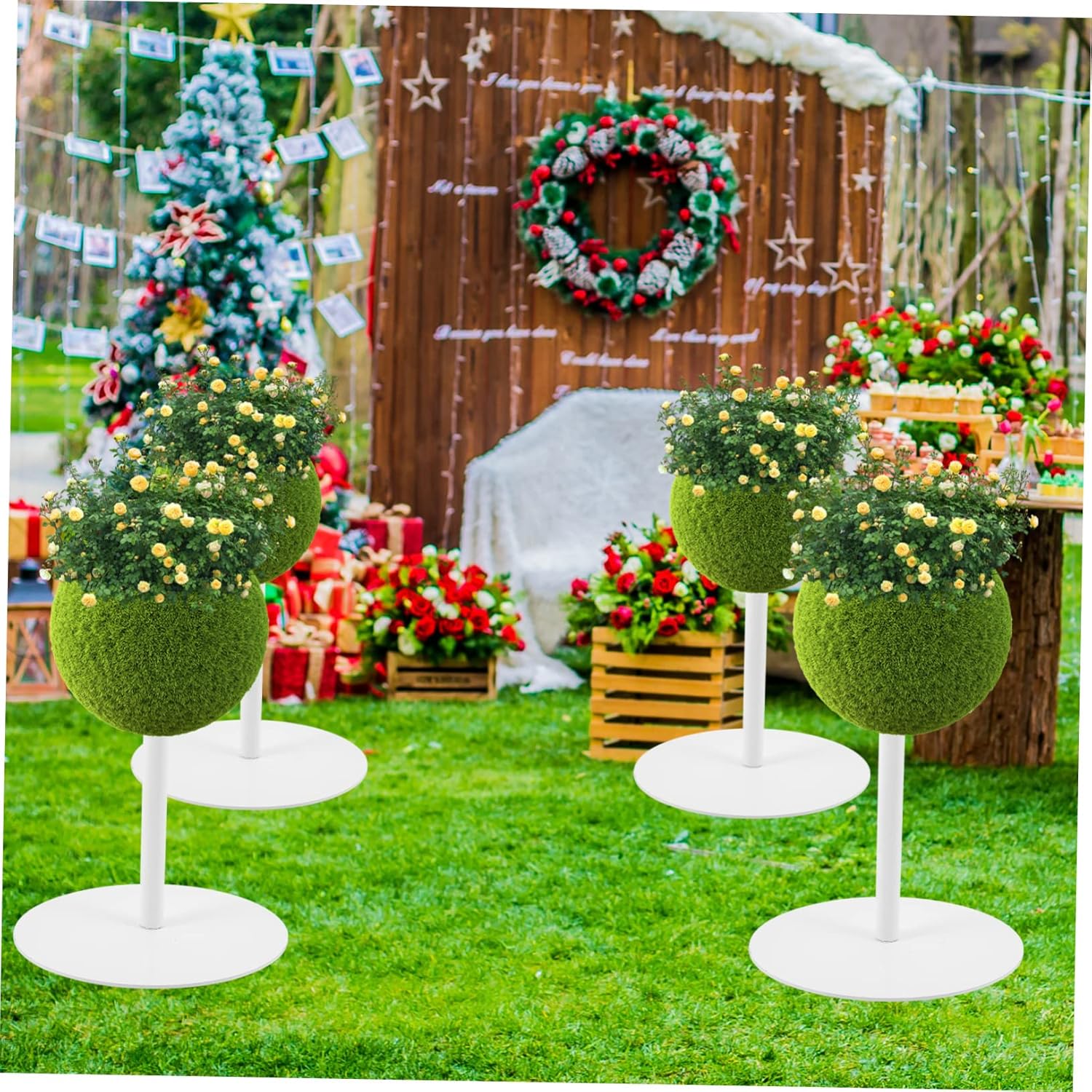 MAGICLULU Floral Arrangement Holder Sturdy Base for Wedding Decor Flower Stand for Centerpieces and Home Decoration Single Tube Design