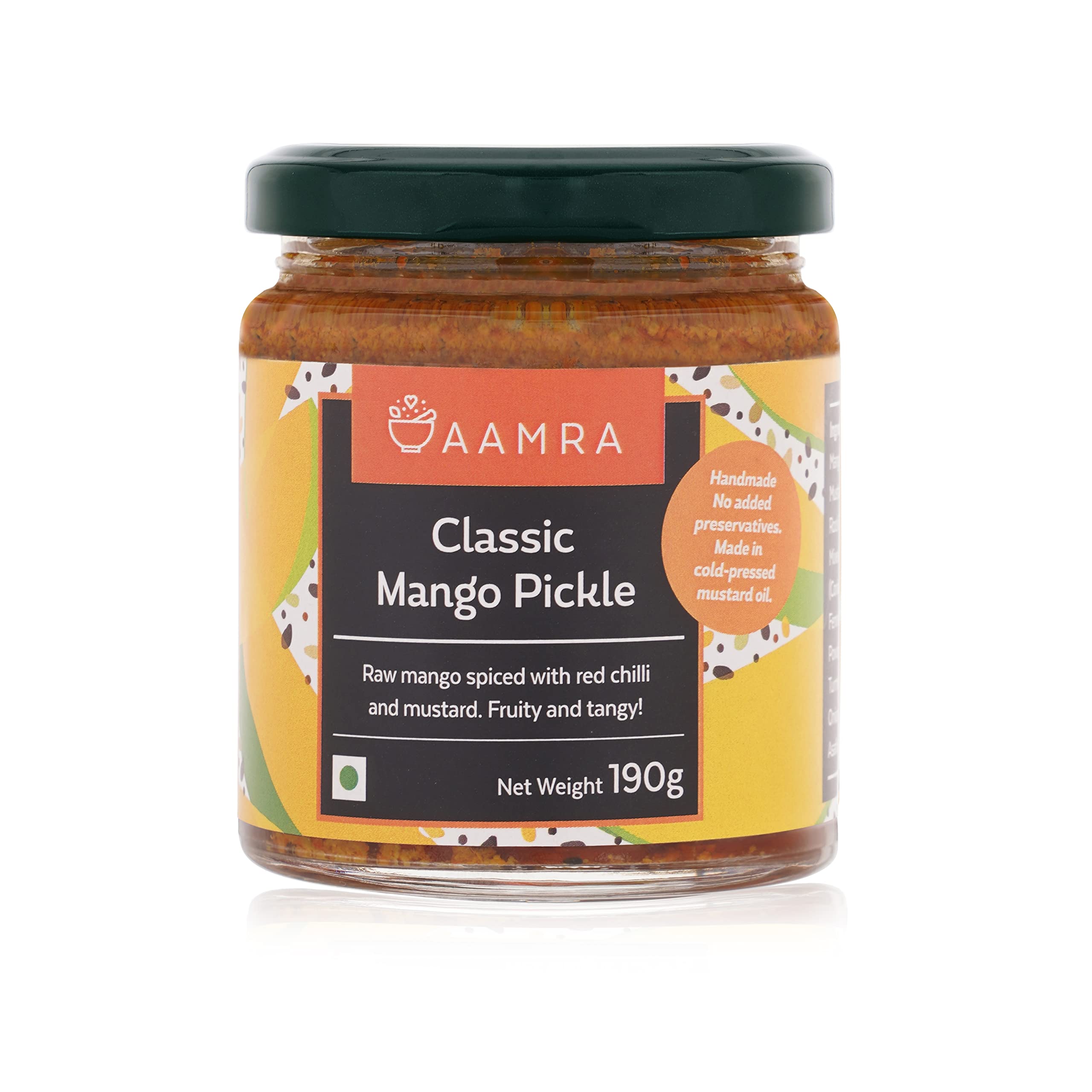 Sponsored Ad - Homemade Classic Mango Pickle (in mustard oil) - 190gm