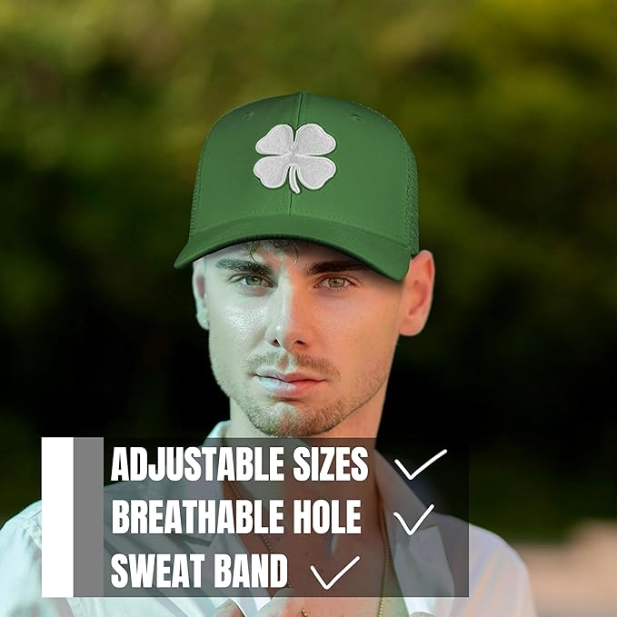 🍀 Lucky Clover St. Patrick's Day Hat | Men & Women's Baseball Cap