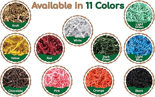 Miniatura 6 de CrinklePak Papel triturado fabricado en Estados Unidos para paquetes de envío, relleno de cesta, envoltura de regalo y todas las ocasiones, bastón