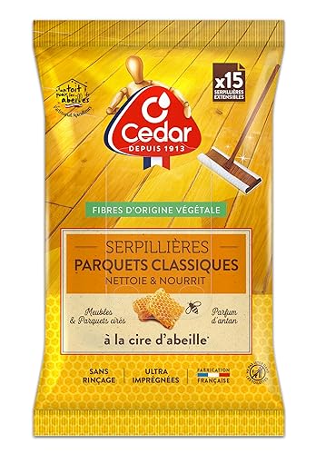 O'Cédar Serpillères Parquets Classiques FR X15 - Nouveau Packaging