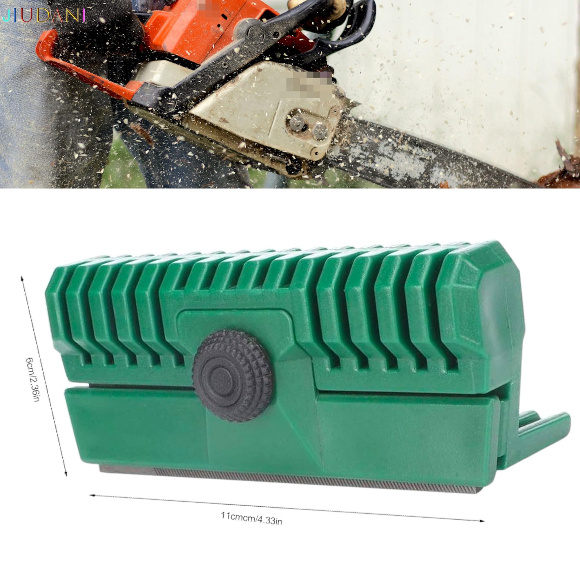 Herramienta de reparación de archivos de barra de guía sólida de alta calidad, kit de herramientas de barra guía de motosierra, aparadores de barra de motosierra, compatible con barra de motosierra