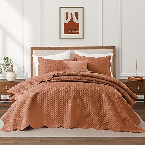 Vista 197 de IR Imperial Rooms - 10 juegos de colcha tamaño individual (68 x 86 pulgadas), para hoteles, habitaciones de huéspedes, colchas ligeras reversibles