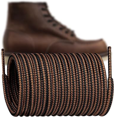 Endoto Shoelaces for Carhartt Wedge Boot, 4.5MM Round Shoe Laces Strings Replacement for Hiking Working Shoes
