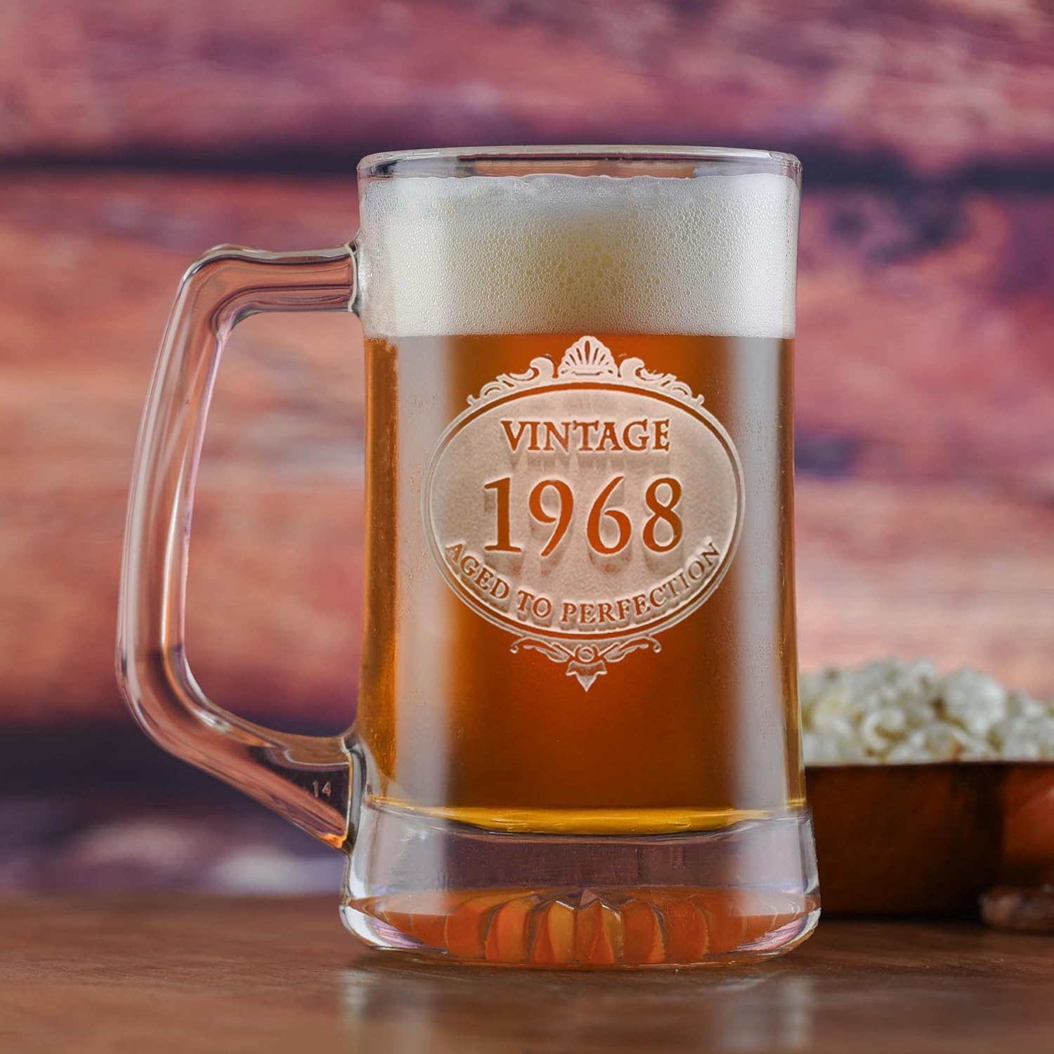 Vintage Personalized, Monogrammed Beer Mugs Set Of 2