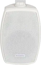 HAYONIK, Caixa Ac Passiva p/Ambientes Ext/Int, IP56, 100W, 2 Vias, Woofer 5,25', Tweeter 0,52' Mylar Dome, Tela/Suporte Alumínio, Gab Polipropileno, 90dB, Resp Freq 75-20KHz, 50W RMS - HSP560O Branca