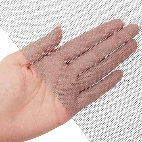 Miniatura 8 de Stockroom Plus Rollo de malla de fibra de vidrio de repuesto para ventanas, puertas mosquiteras y manualidades (118 x 39 pulgadas)