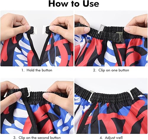 Miniatura 4 de Capa de peluquero profesional para corte de pelo con tamaño de cuello ajustable, 56 × 63 pulgadas, capa grande de salón para tratamiento de cabello,