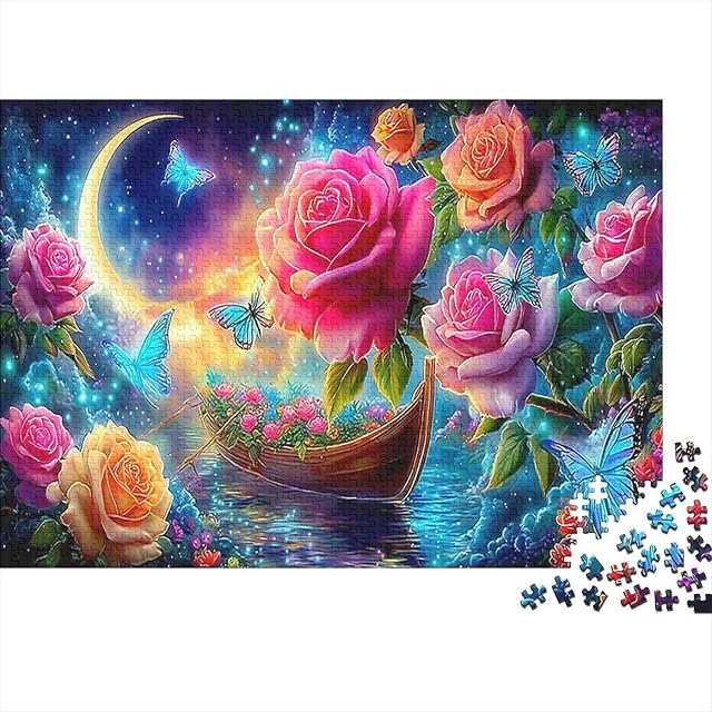 Foto 2 de 7 de Rosas mágicas Rompecabezas para Adultos Y Niños