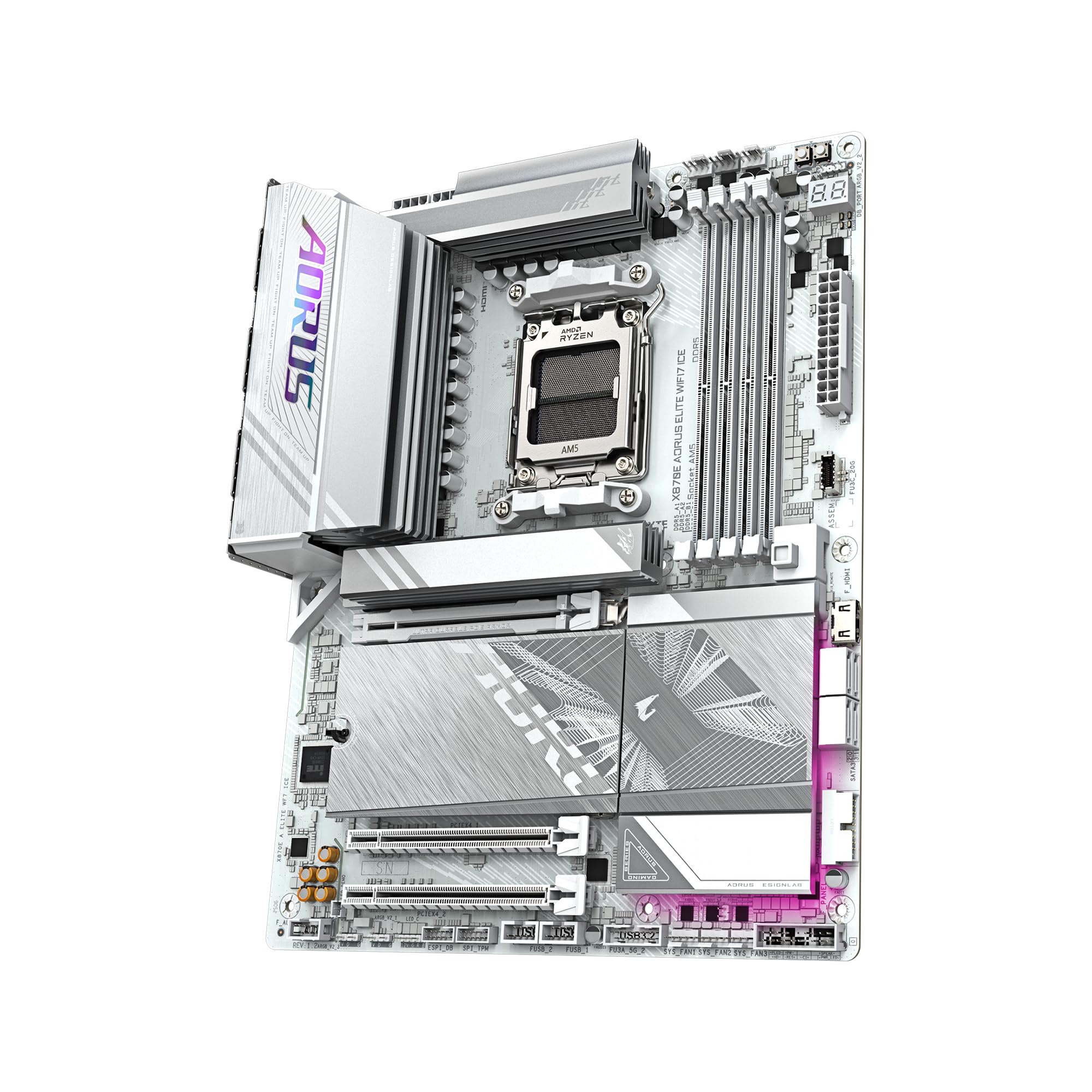 Amazon.com: GIGABYTE X870E AORUS Elite WIFI7 ICE AMD AM5 LGA 1718